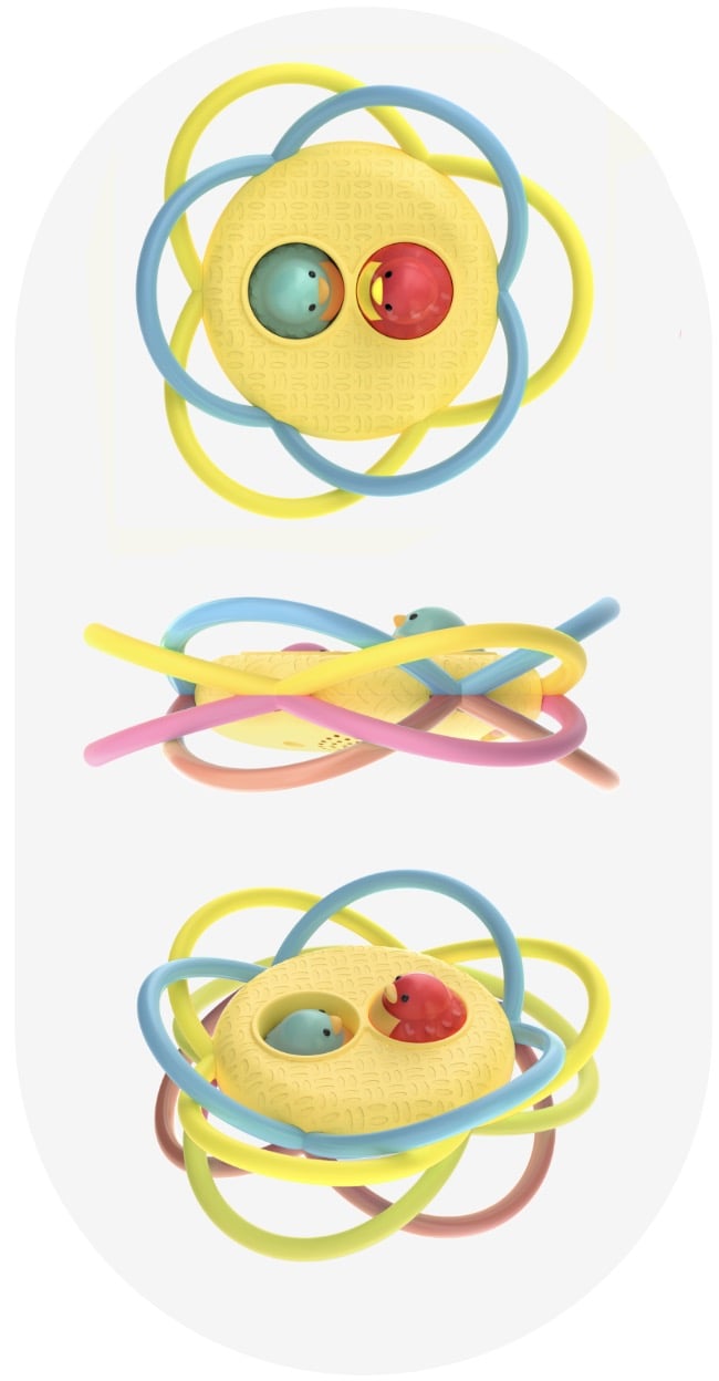 Birdie Hide-n-Seek Teether Toy.03 Birdie Hide-n-Seek Teether Toy by Studio RedEye